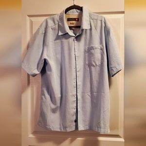 Men's short sleeve button down